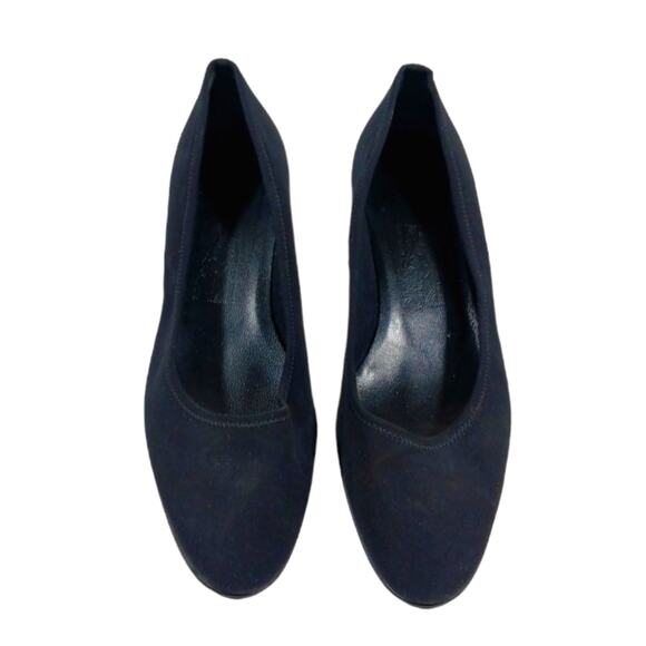 Salvatore Ferragamo Nella Neoprene Nylon Pumps $395 size 9.5    S2590 - Picture 4 of 12